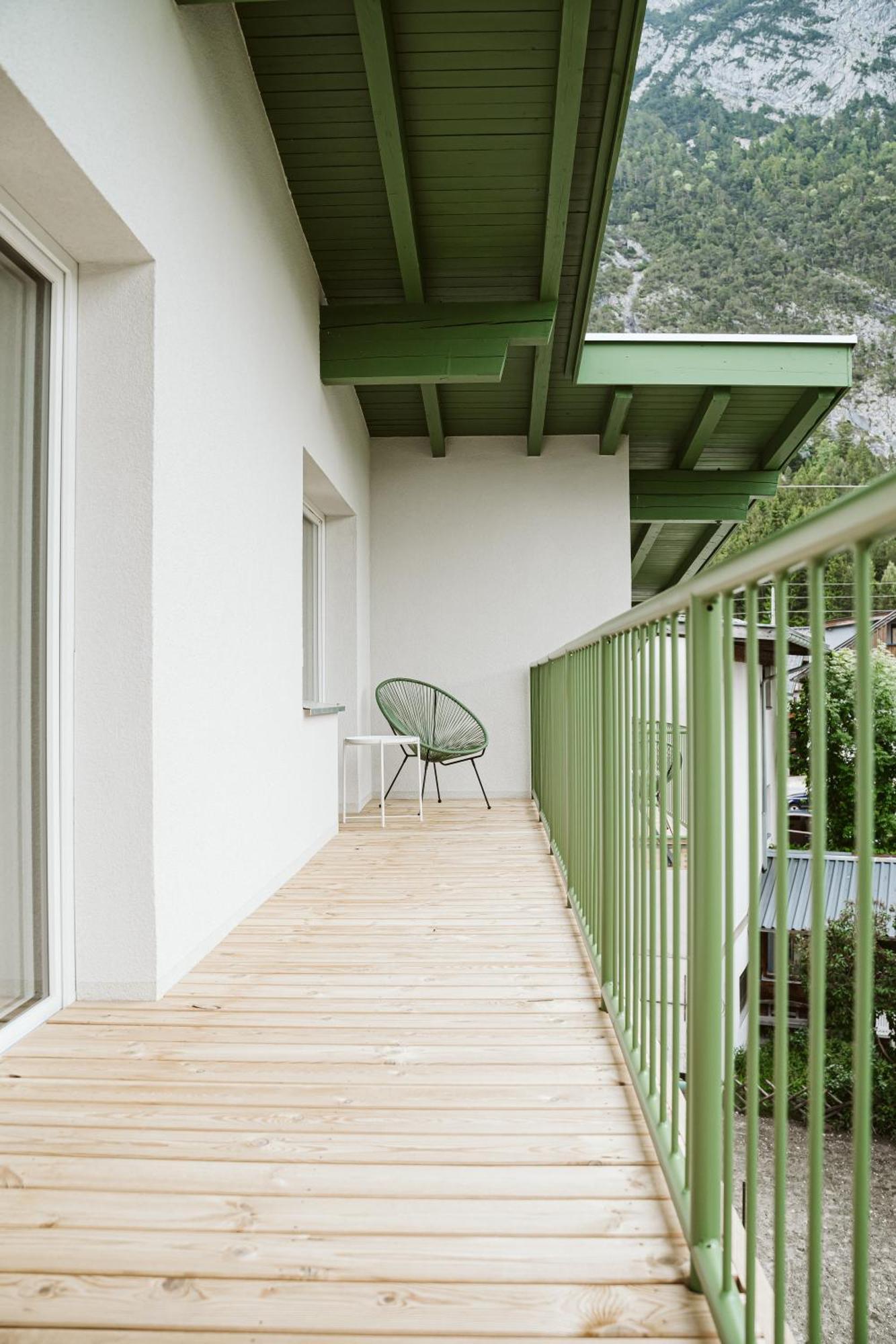 Ferienwohnung Lebe' Scharnitz Exterior foto